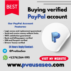 Buy Verified PayPal Accounts