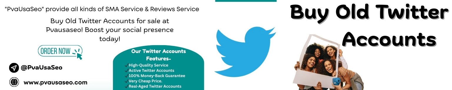 Buy Twitter Accounts From PvaUsaSeo.com