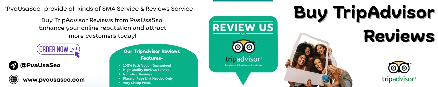 Buy TripAdvisor Reviews From PvaUsaSeo.com