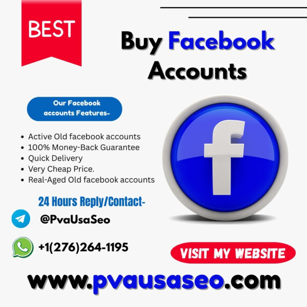 Buy Facebook Accouts From PvaUsaSeo.com