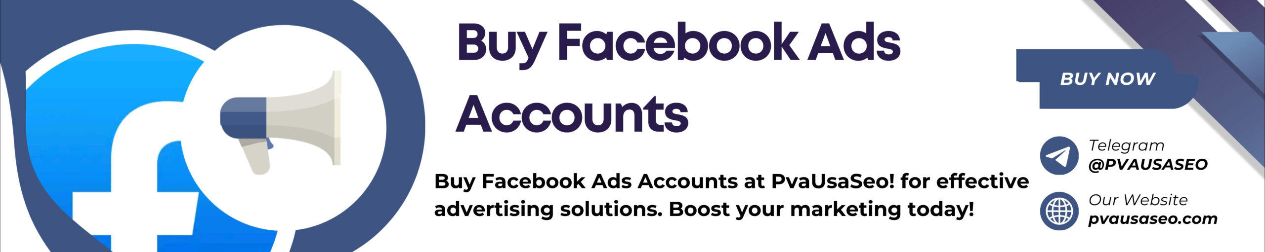Buy Facebook Ads Accounts From PvaUsaSeo.com