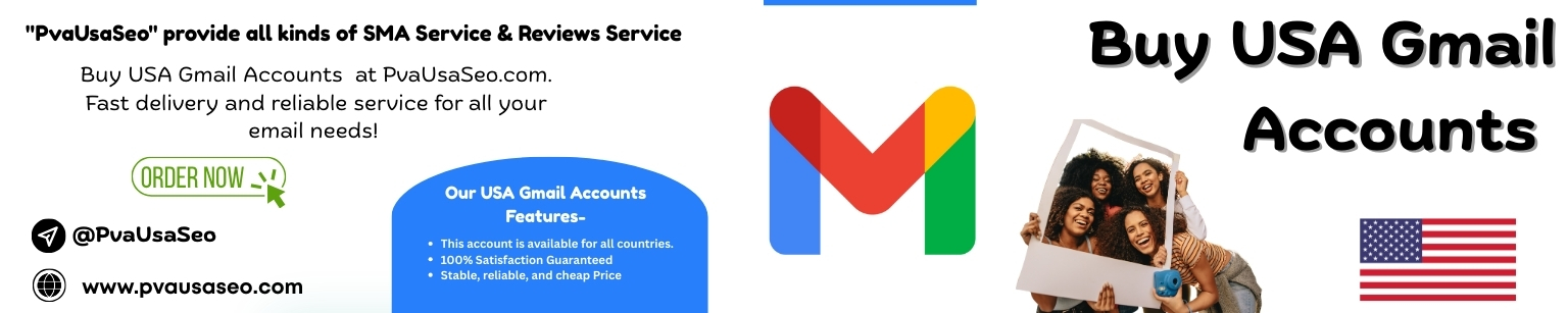 Buy USA Gmail Accounts From PvaUsaSeo.com
